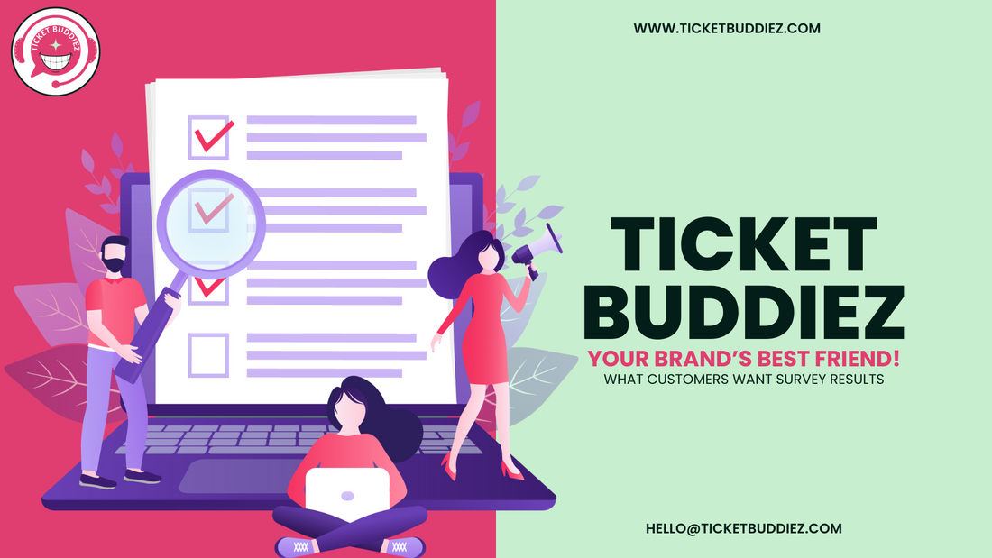 Ticket Buddiez Customer Service Outsourcing - What Customers Want Survey Results